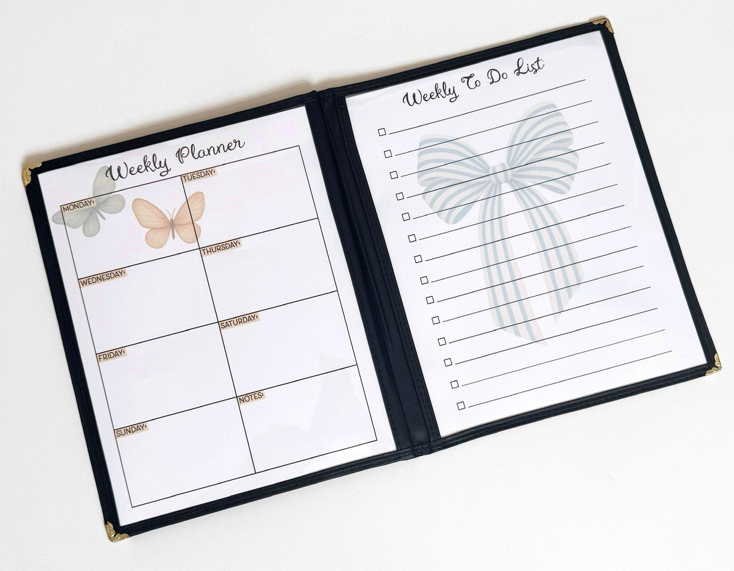 Momʻs Morning Menu with 8 Pages | Mom Planner | Weekly Planner