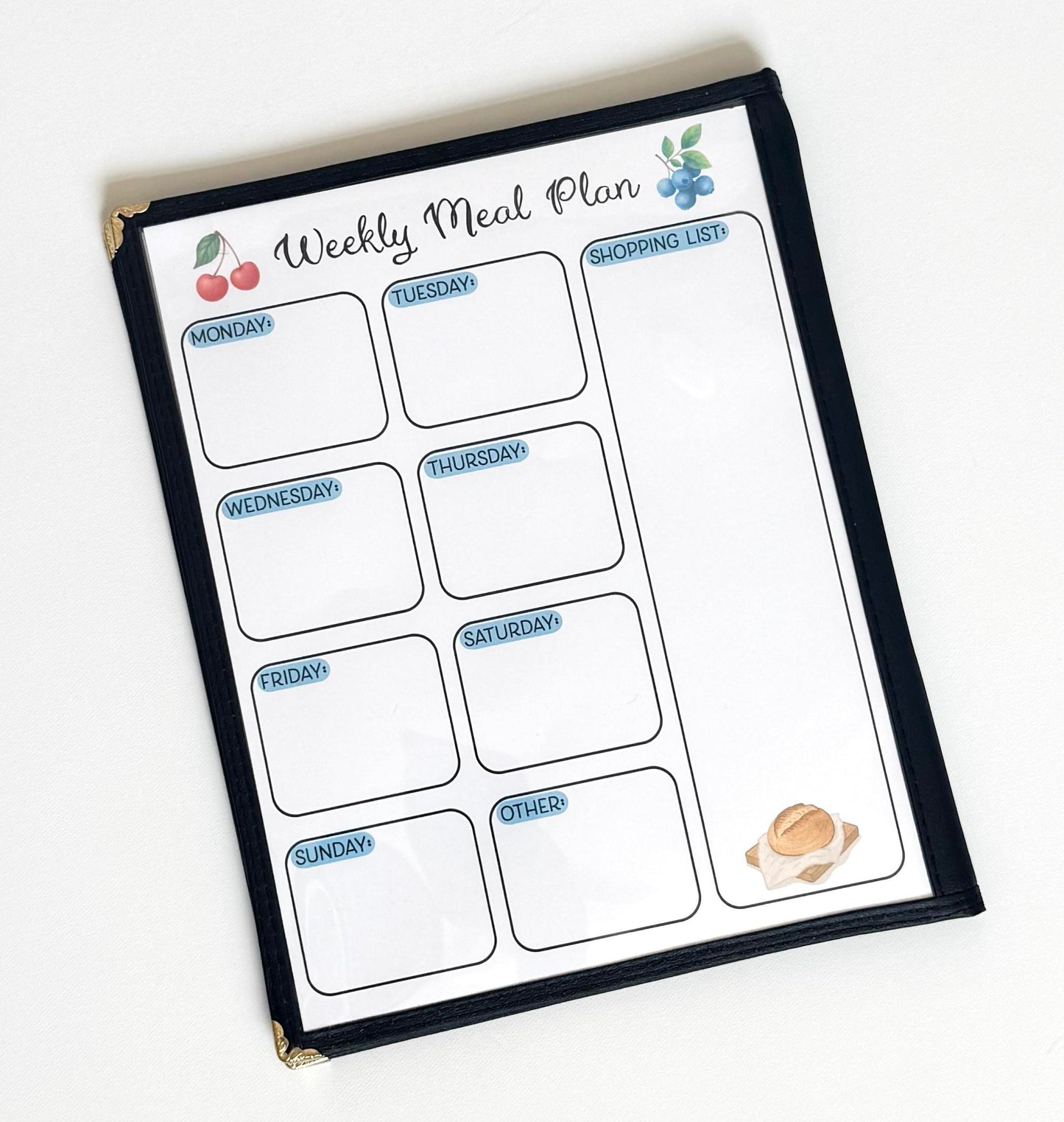 Momʻs Morning Menu with 8 Pages | Mom Planner | Weekly Planner