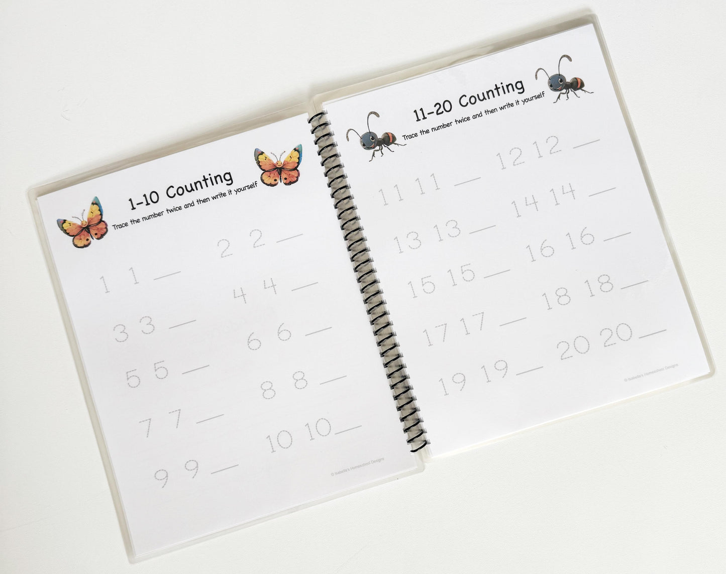 Reusable Kindergarten Learning Book | 24 Laminated Activity Pages for Fun & Independent Practice | Alphabet, Numbers & More!