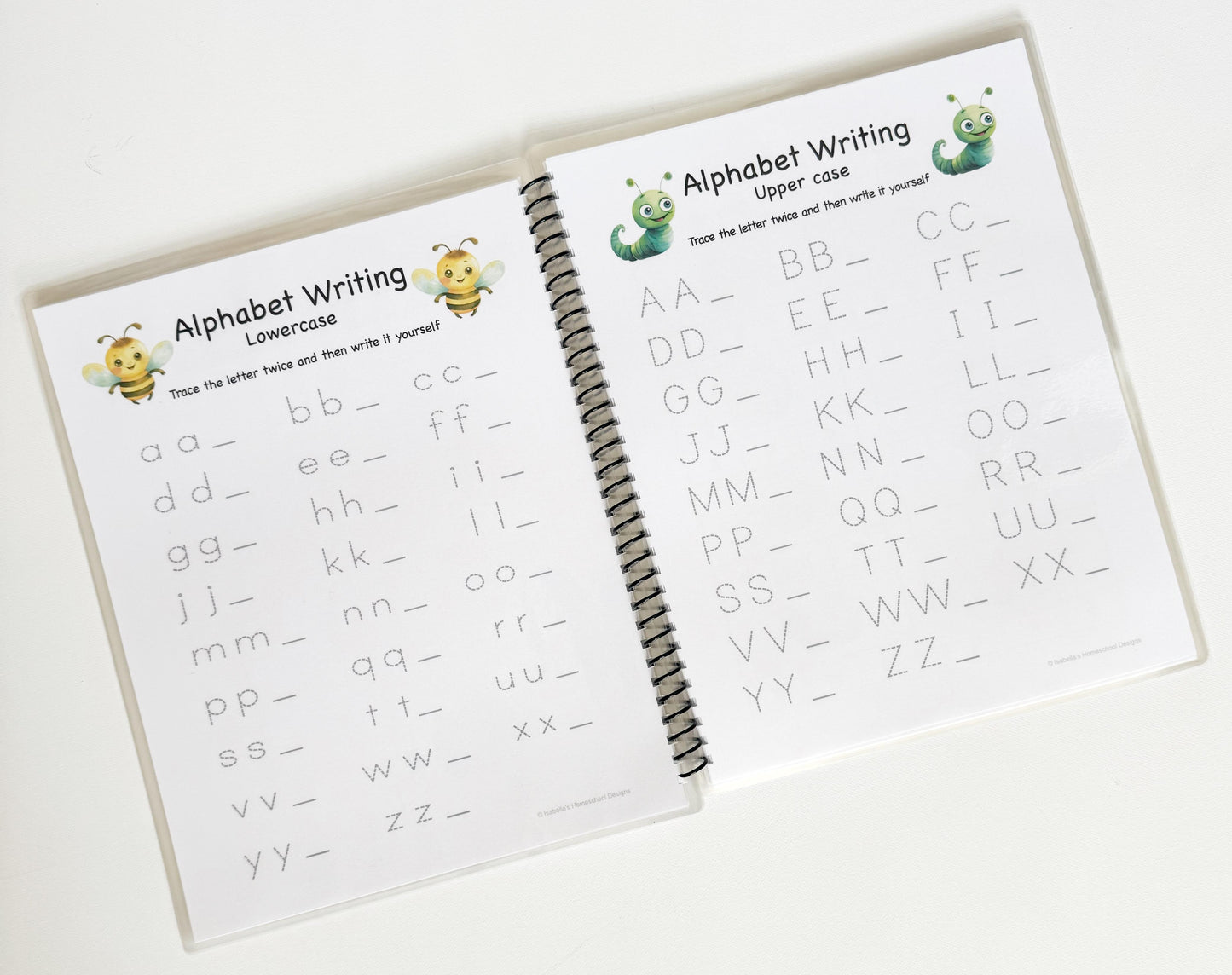 Reusable Kindergarten Learning Book | 24 Laminated Activity Pages for Fun & Independent Practice | Alphabet, Numbers & More!