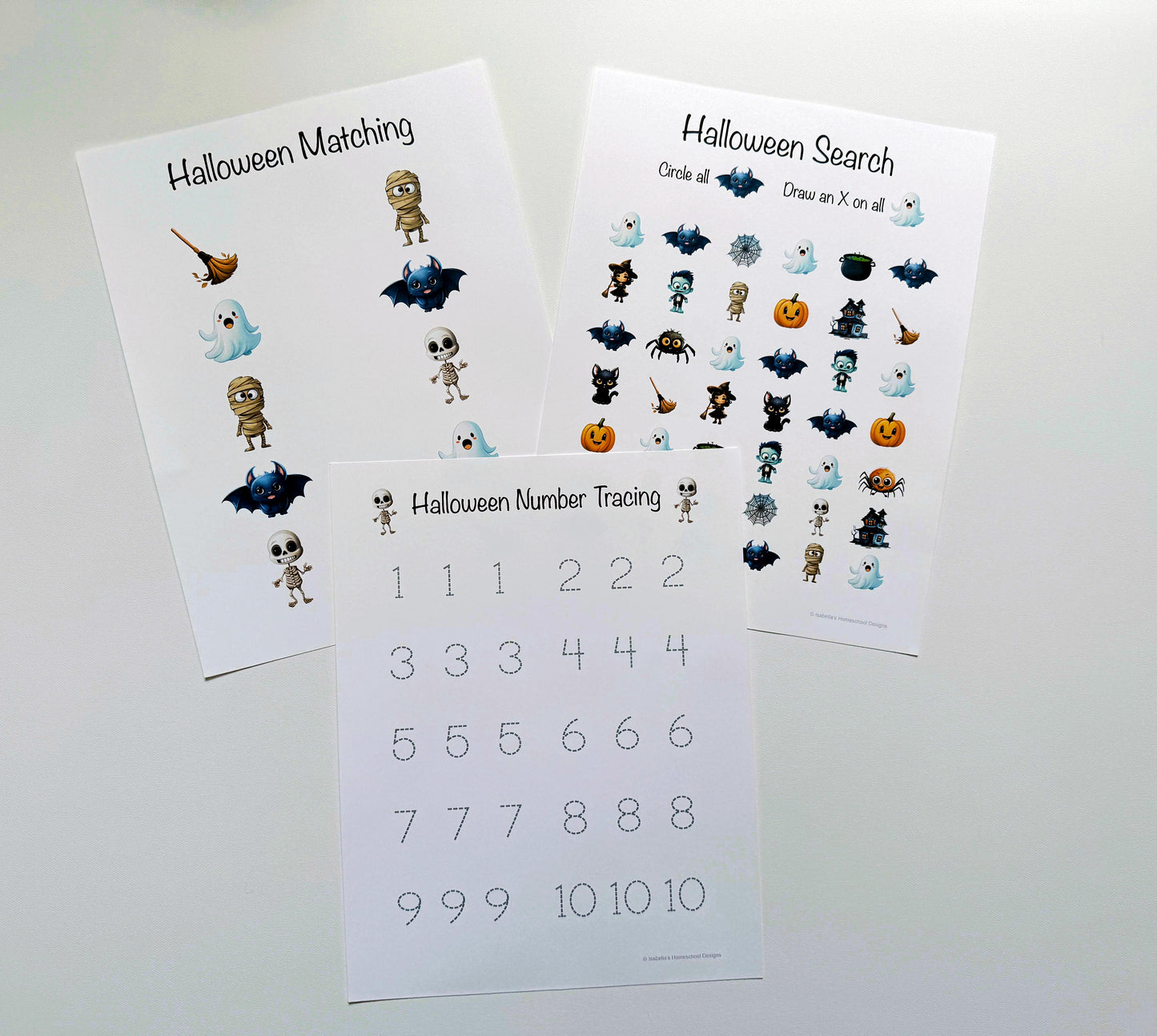 Halloween Morning Menu For Preschoolers With 16 Activity Pages | Toddler Busy Book | Toddler Workbook | Homeschool Curriculum | Halloween Activity Book