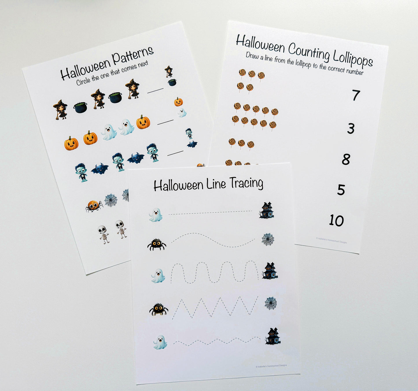 Halloween Morning Menu For Preschoolers With 16 Activity Pages | Toddler Busy Book | Toddler Workbook | Homeschool Curriculum | Halloween Activity Book