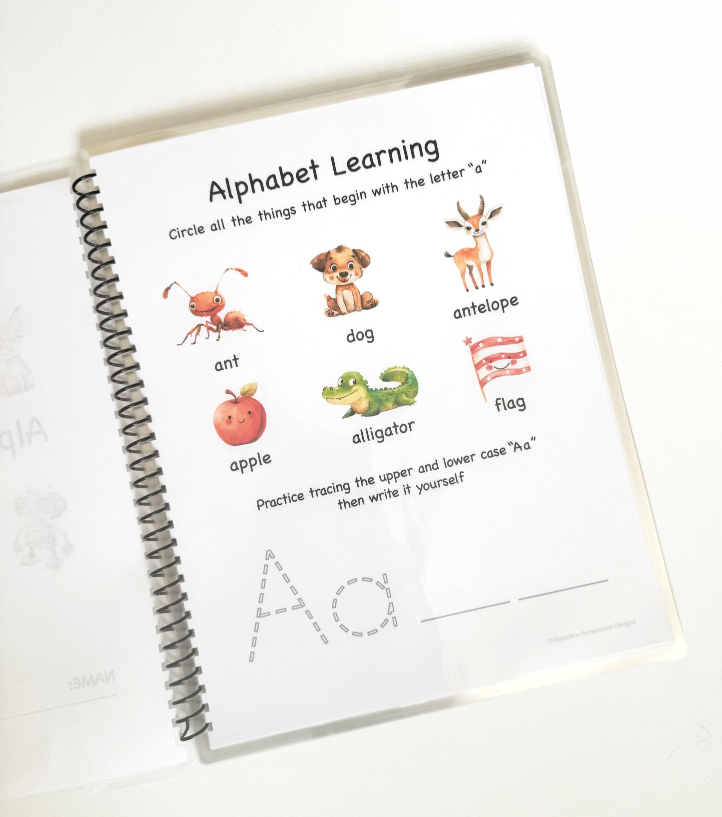 Kindergarten Alphabet Learning Book -Alphabet Tracing, Letter Sound and Recognition