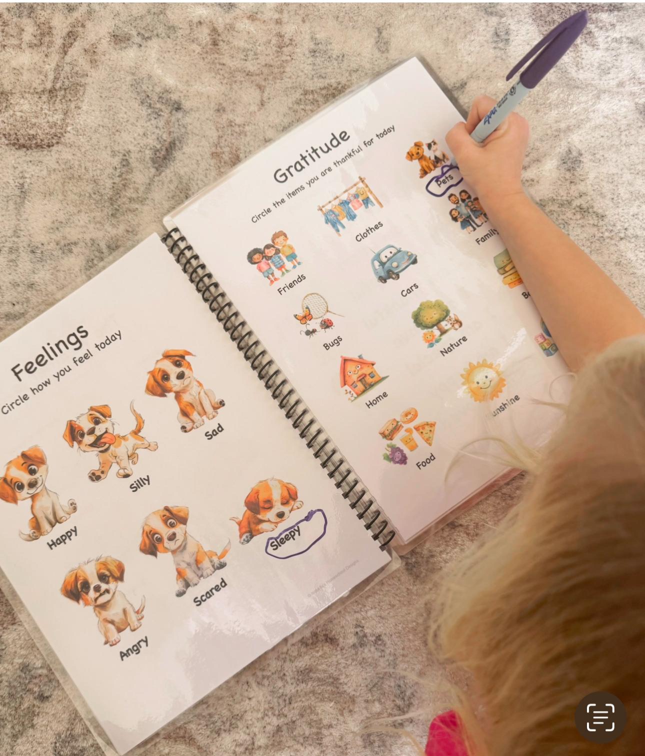 Toddler Learning Book with 22 Activity Pages