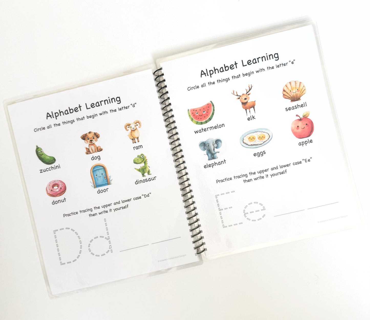 Kindergarten Alphabet Learning Book -Alphabet Tracing, Letter Sound and Recognition