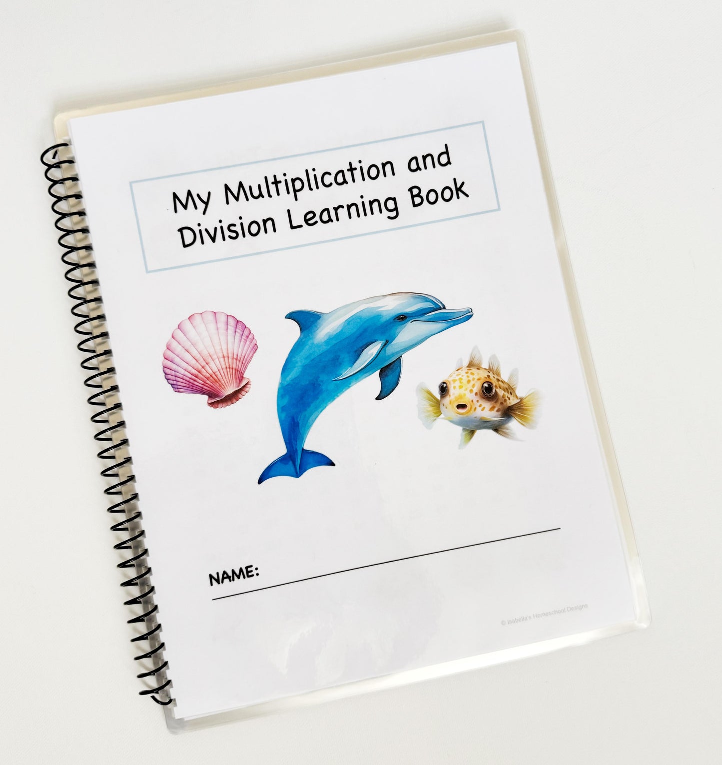 Multiplication and Division Learning Book with 26 Practice Pages