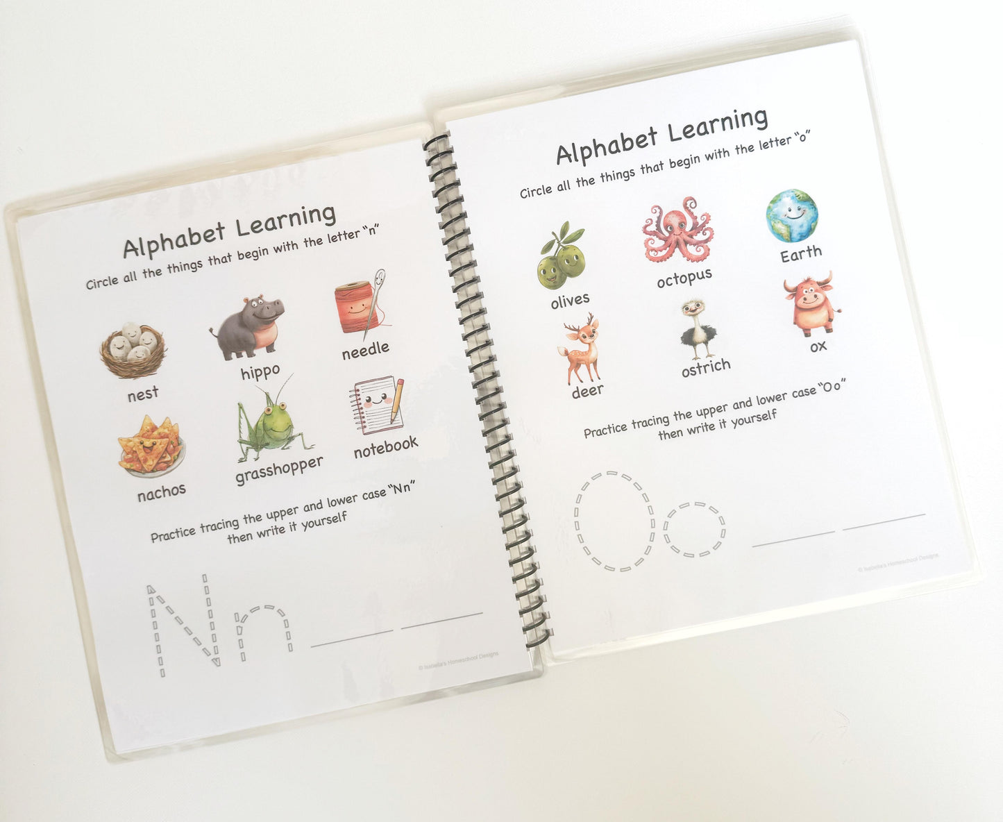 Kindergarten Alphabet Learning Book -Alphabet Tracing, Letter Sound and Recognition