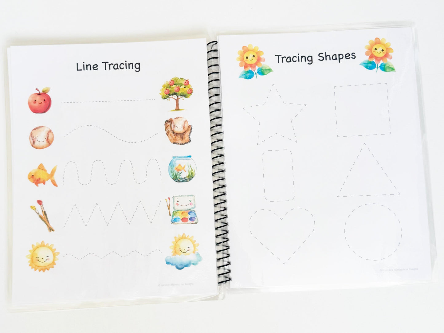 Toddler Learning Book with 22 Activity Pages