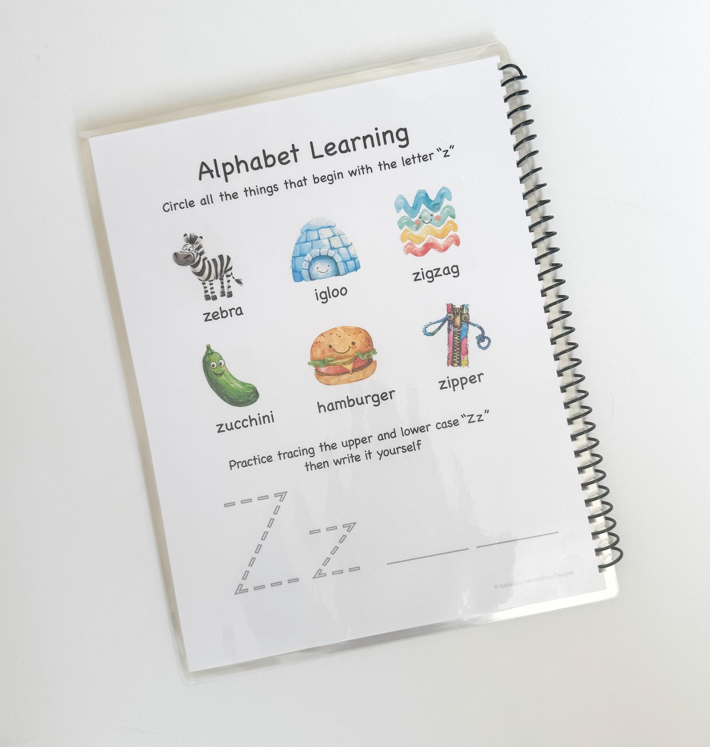 Kindergarten Alphabet Learning Book -Alphabet Tracing, Letter Sound and Recognition