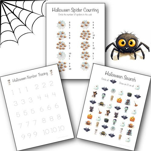 Halloween Morning Menu pages | Homeschool Morning Menu | Homeschool Printables | Preschool Morning Menu | Kindergarten Morning Menu |