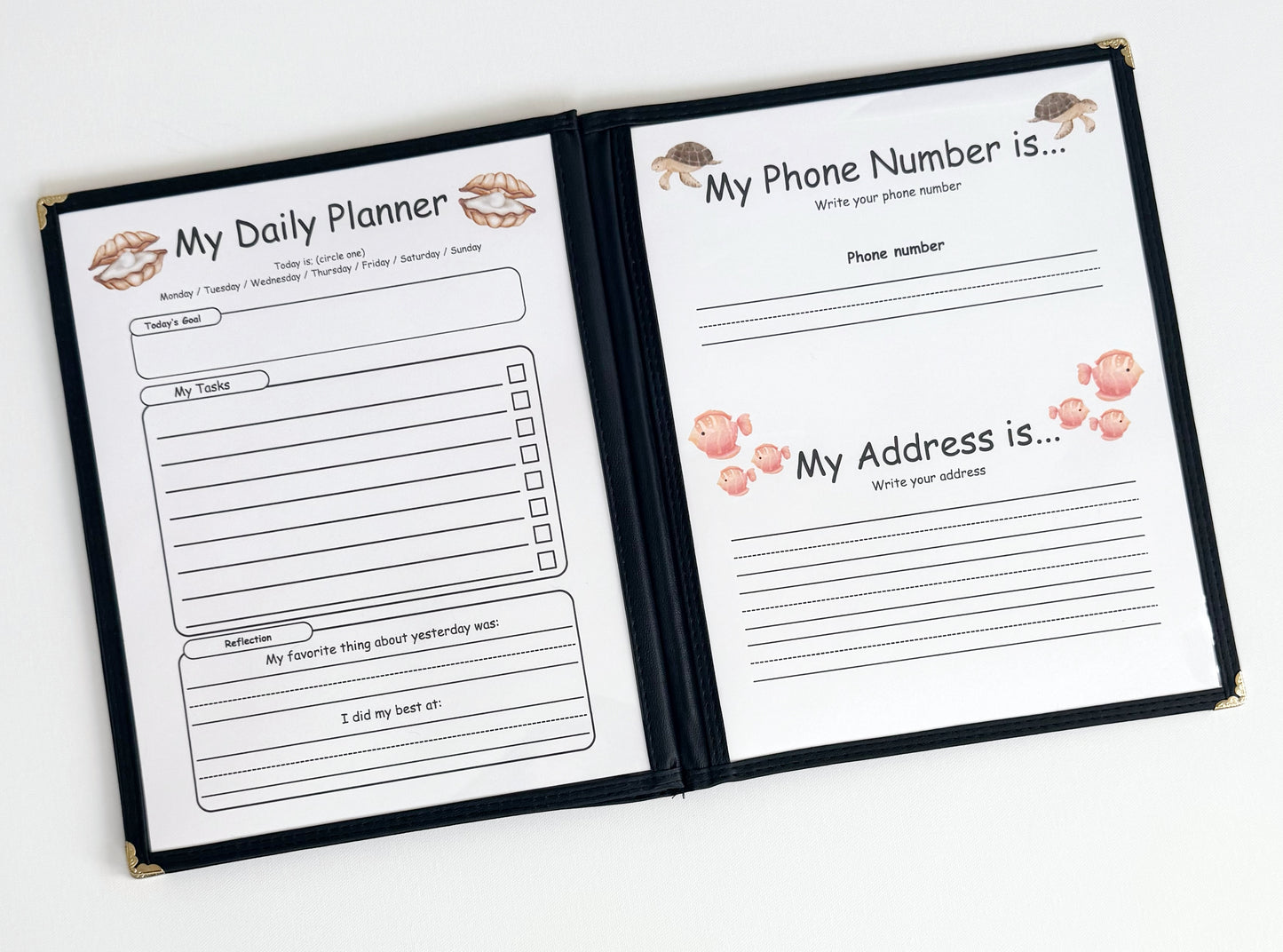 2nd Grade Morning Menu with 22 Reusable Activity Pages for Homeschool Curriculum Learning Book Educational Cardstock Pages