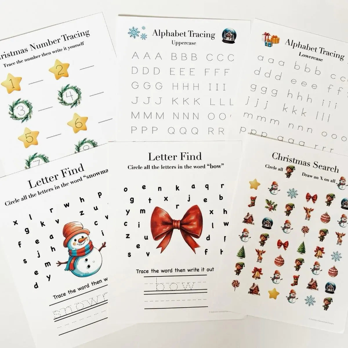 Christmas Morning Menu|Homeschool Morning Menu|Preschool Morning Menu|Kindergarten Morning Menu|Christmas Activity Book|Christmas Printables