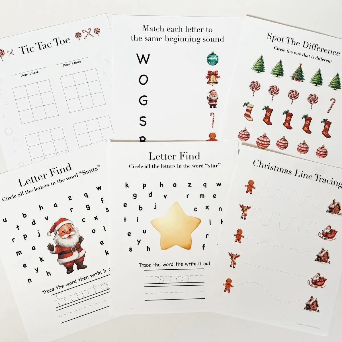 Christmas Morning Menu|Homeschool Morning Menu|Preschool Morning Menu|Kindergarten Morning Menu|Christmas Activity Book|Christmas Printables