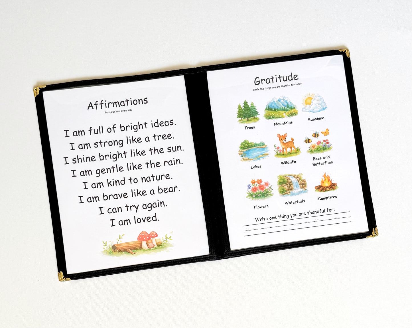 Nature Morning Menu with 23 Activity Pages| Preschool Curriculum| Toddler Busy Book|Preschool Workbook|Homeschool Curriculum| busy books for kids
