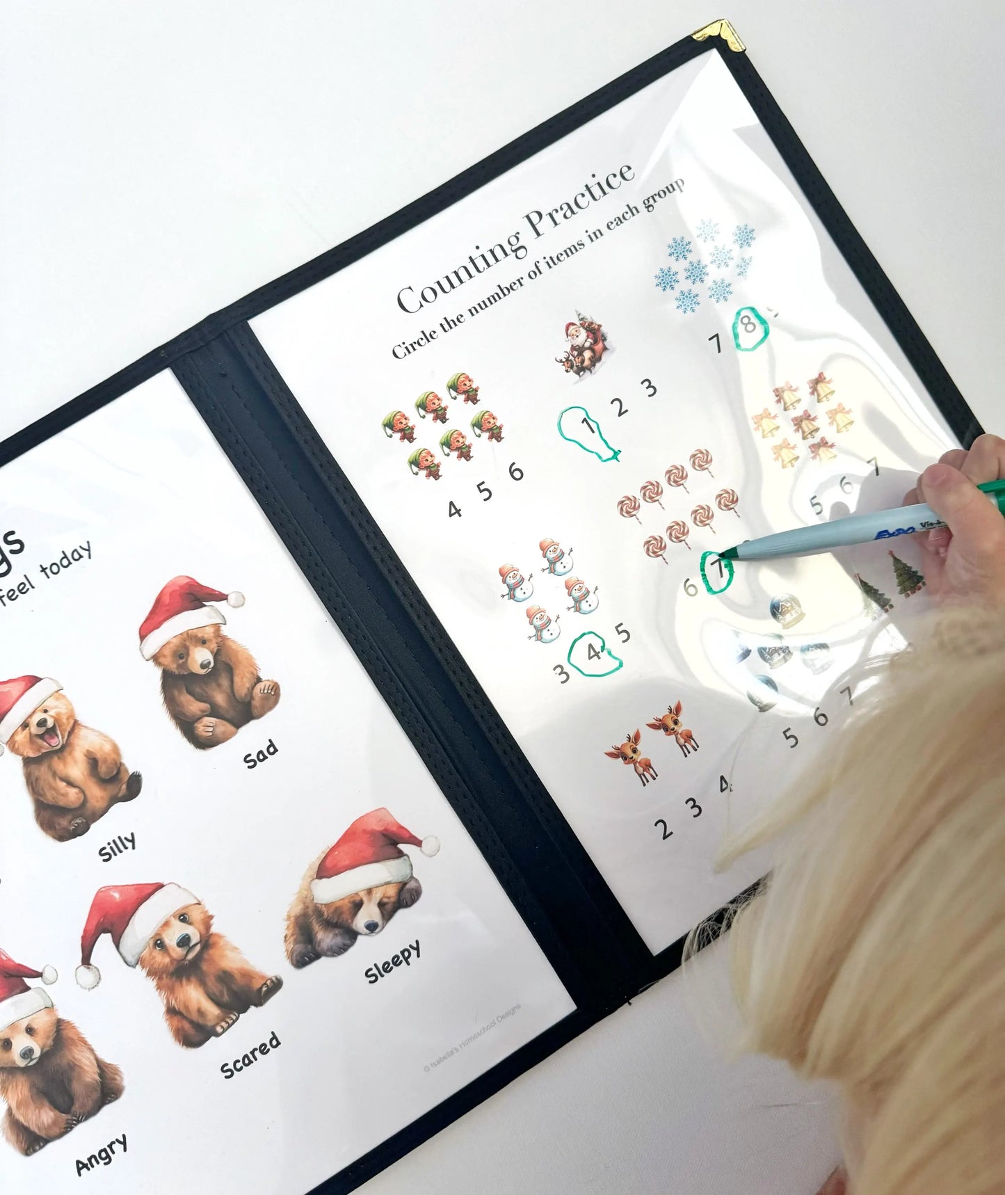 Christmas Morning Menu|Homeschool Morning Menu|Preschool Morning Menu|Kindergarten Morning Menu|Christmas Activity Book|Christmas Printables