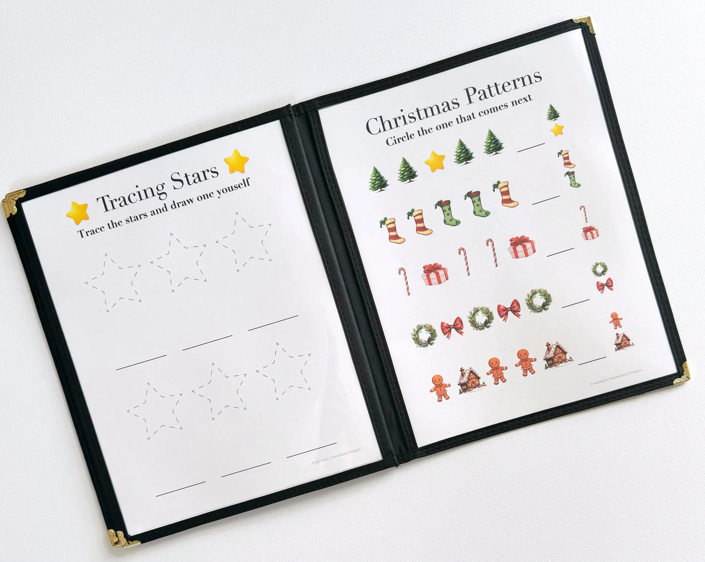 Christmas Morning Menu|Homeschool Morning Menu|Preschool Morning Menu|Kindergarten Morning Menu|Christmas Activity Book|Christmas Printables