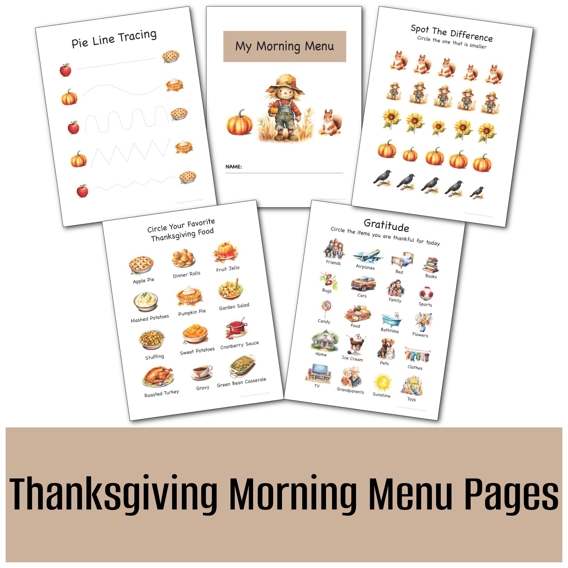 thanksgiving-morning-menu-pages-homeschool-morning-menu-homeschool-isabella-s-homeschool-designs for Free Printable Morning Menu Homeschool Thanksgiving Morning Menu pages | Homeschool Morning Menu | Homeschool – Isabella's Homeschool Designs for Free Printable Morning Menu Homeschool